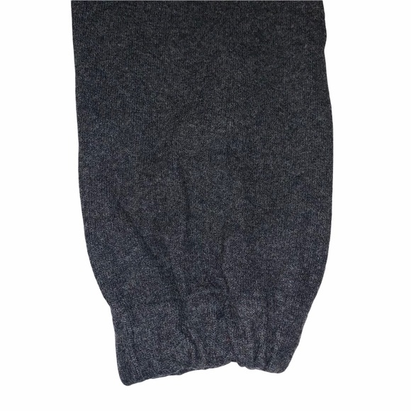 Banana Republic size L dark gray wool blend zip up front long sleeve jacket coat - Picture 10 of 13